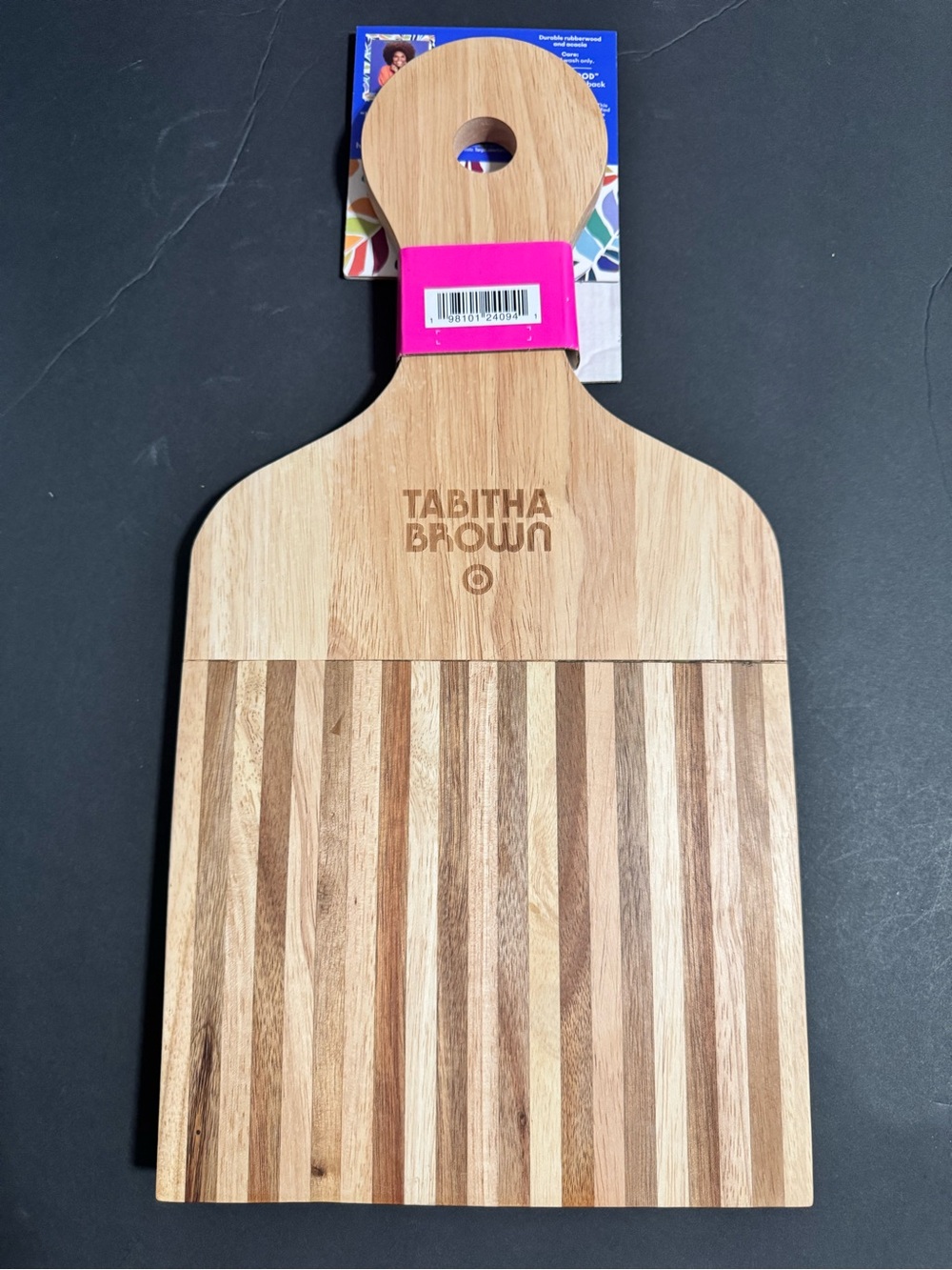 Tabitha Brown Wood Reversible Cutting Board
